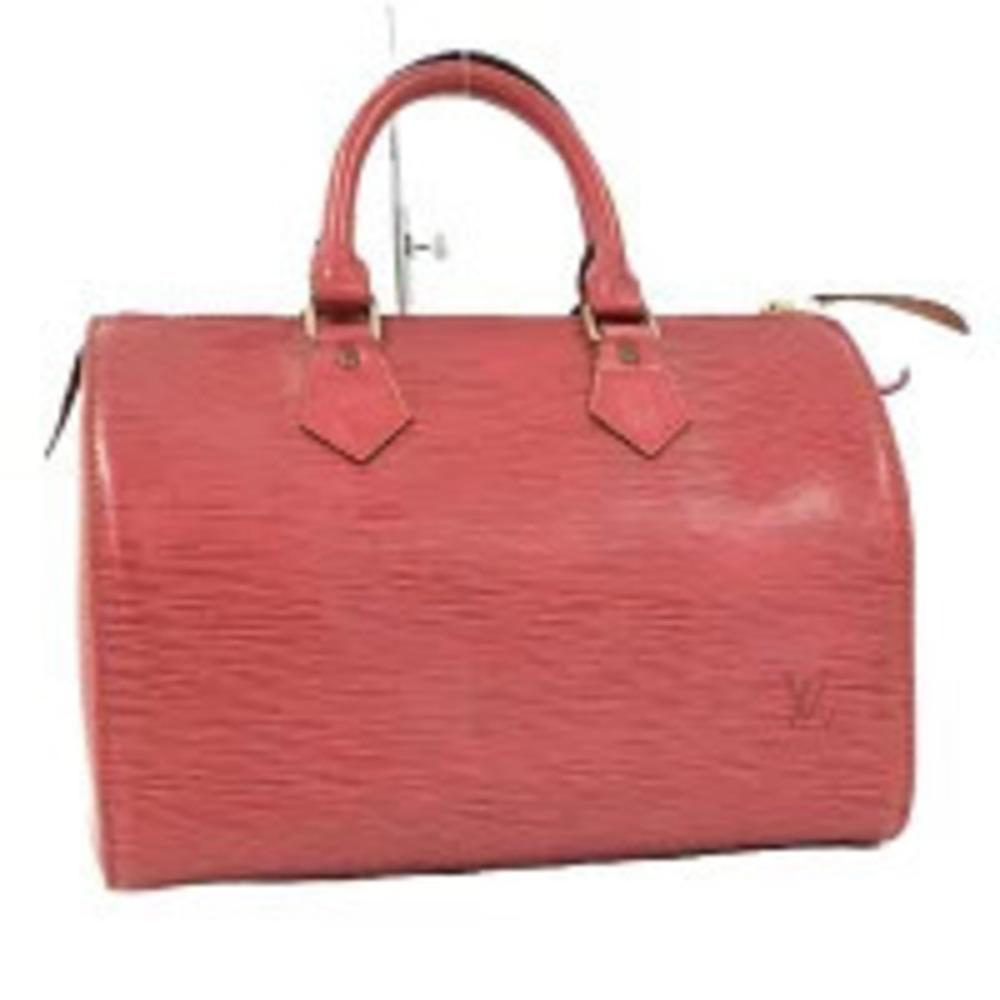 LOUIS VUITTON Speedy Handbag Epi Leather Castilian Red
